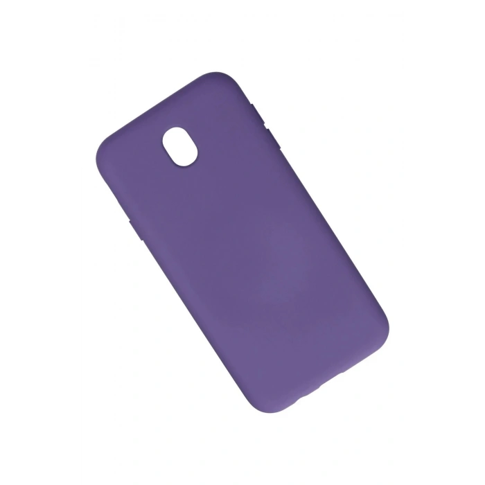 LitaeTrend Samsung Galaxy J7 Pro / J730 Kılıf Nano içi Kadife Silikon - Mor