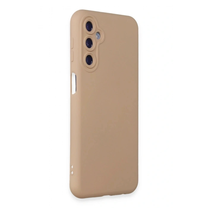 LitaeTrend Samsung Galaxy M14 5G Kılıf Nano içi Kadife Silikon - Pudra