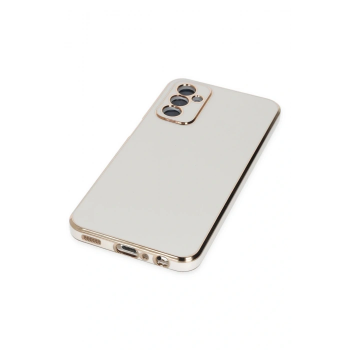 LitaeTrend Samsung Galaxy M23 Kılıf Volet Silikon - Beyaz