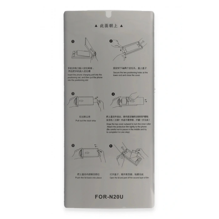 LitaeTrend Samsung Galaxy Note 20 Ultra 5in1 Fiber Hayalet Polymer Nano Ekran Koruyucu