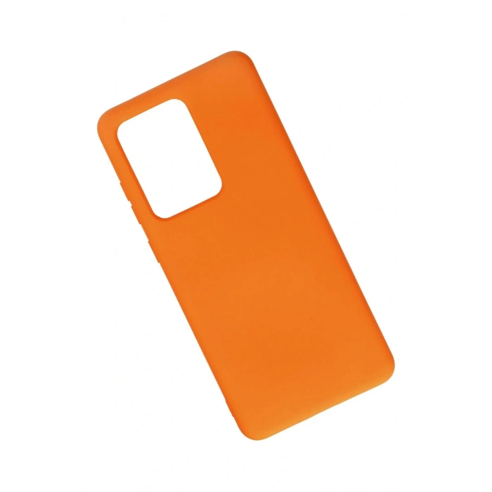 LitaeTrend Samsung Galaxy S20 Ultra Kılıf Nano içi Kadife Silikon - Turuncu