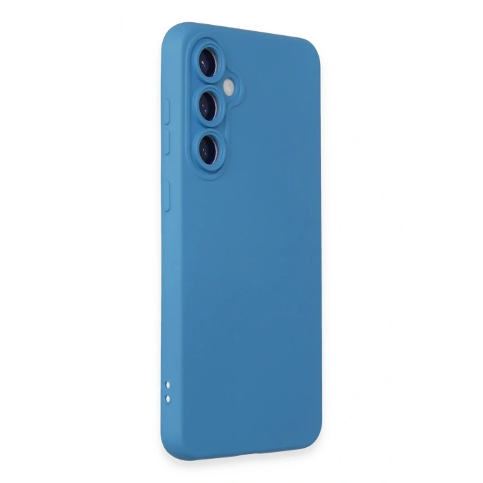 LitaeTrend Samsung Galaxy S23 FE Kılıf Nano içi Kadife Silikon - Mavi