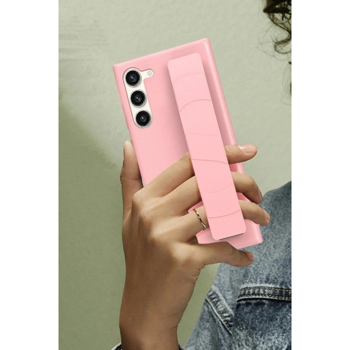 LitaeTrend Samsung Galaxy S24 Kılıf Data Kapak - Pudra