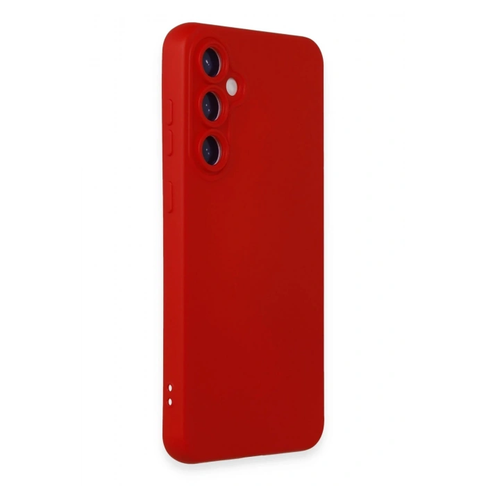 LitaeTrend Samsung Galaxy S24 Kılıf Nano içi Kadife Silikon - Kırmızı