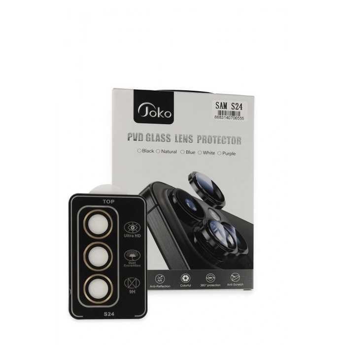 LitaeTrend Samsung Galaxy S24 PVD Metal Kamera Lens - Gold