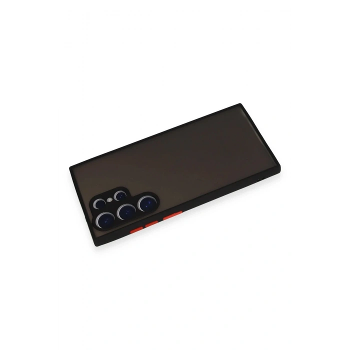 LitaeTrend Samsung Galaxy S24 Ultra Kılıf Montreal Silikon Kapak - Siyah