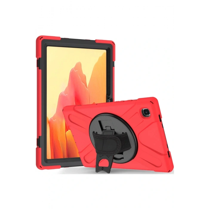 LitaeTrend Samsung Galaxy T220 Tab A7 Lite 8.7 Kılıf Amazing Tablet Kapak - Kırmızı