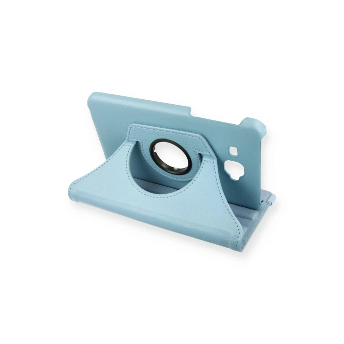 LitaeTrend Samsung Galaxy T280 Tab A 7 Kılıf 360 Tablet Deri Kılıf - Turkuaz