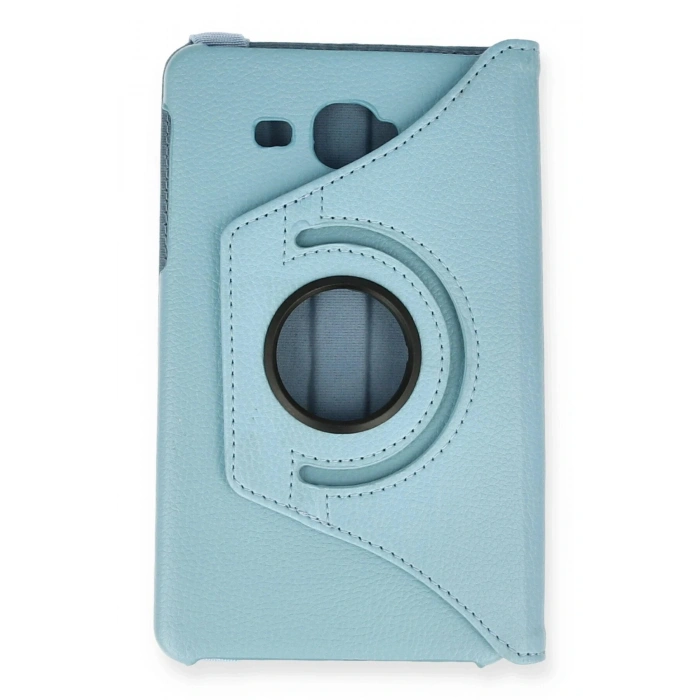 LitaeTrend Samsung Galaxy T280 Tab A 7 Kılıf 360 Tablet Deri Kılıf - Turkuaz