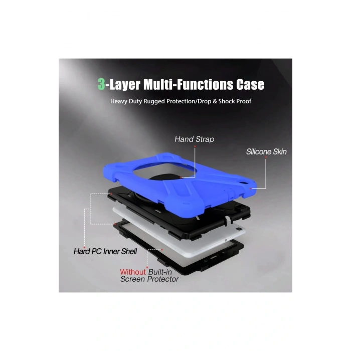 LitaeTrend Samsung Galaxy T290 Tab A 8 Kılıf Amazing Tablet Kapak - Mavi