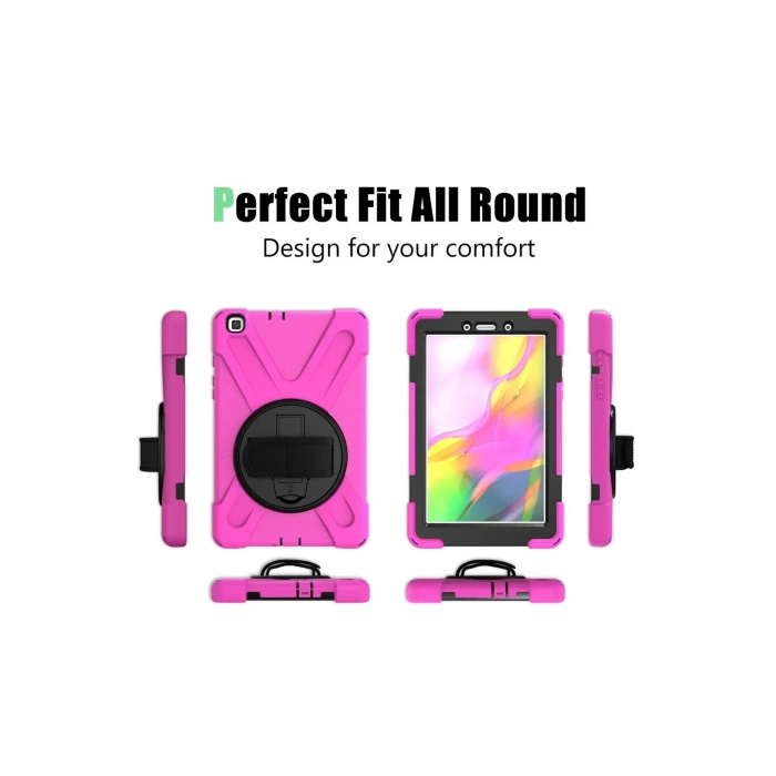 LitaeTrend Samsung Galaxy T290 Tab A 8 Kılıf Amazing Tablet Kapak - Pembe