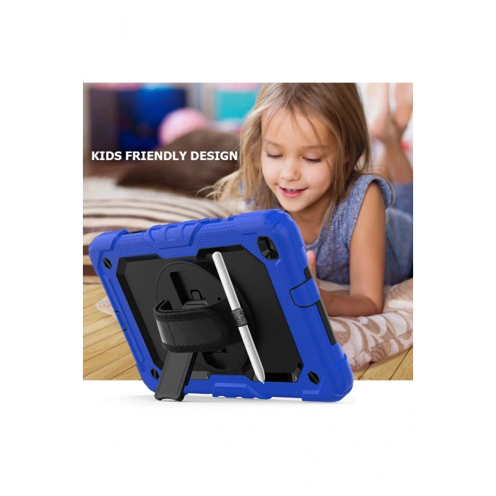 LitaeTrend Samsung Galaxy T290 Tab A 8 Kılıf Pars Tablet Kapak - Mavi