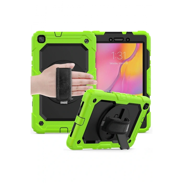 LitaeTrend Samsung Galaxy T290 Tab A 8 Kılıf Pars Tablet Kapak - Yeşil