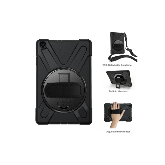 LitaeTrend Samsung Galaxy T510 Tab A 10.1 Kılıf Amazing Tablet Kapak - Siyah