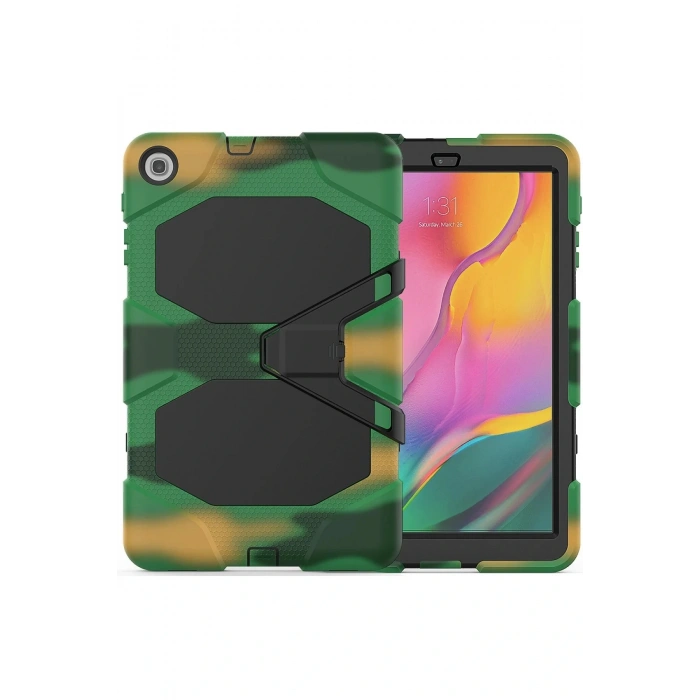 LitaeTrend Samsung Galaxy T510 Tab A 10.1 Kılıf Griffin Tablet Kapak - Kamuflaj