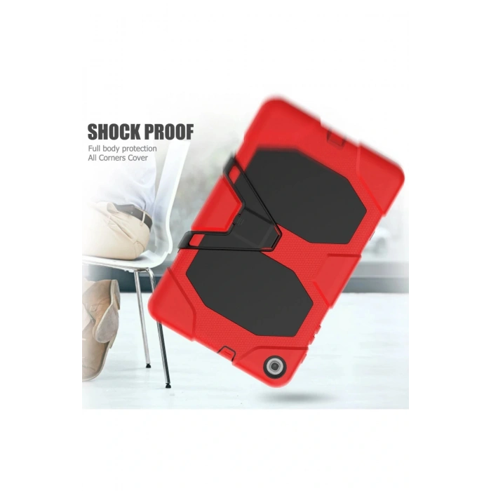 LitaeTrend Samsung Galaxy T510 Tab A 10.1 Kılıf Griffin Tablet Kapak - Kırmızı