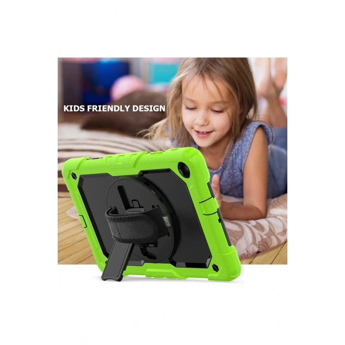 LitaeTrend Samsung Galaxy T510 Tab A 10.1 Kılıf Pars Tablet Kapak - Yeşil