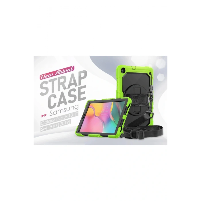 LitaeTrend Samsung Galaxy T510 Tab A 10.1 Kılıf Pars Tablet Kapak - Yeşil