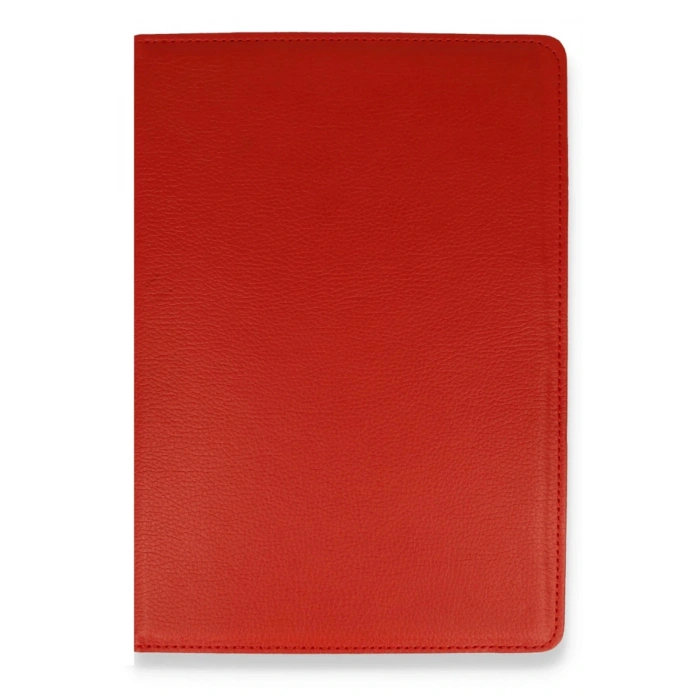 LitaeTrend Samsung Galaxy T560 Tab E 9.7 Kılıf 360 Tablet Deri Kılıf - Kırmızı