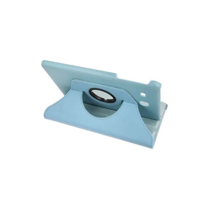 LitaeTrend Samsung Galaxy T560 Tab E 9.7 Kılıf 360 Tablet Deri Kılıf - Turkuaz