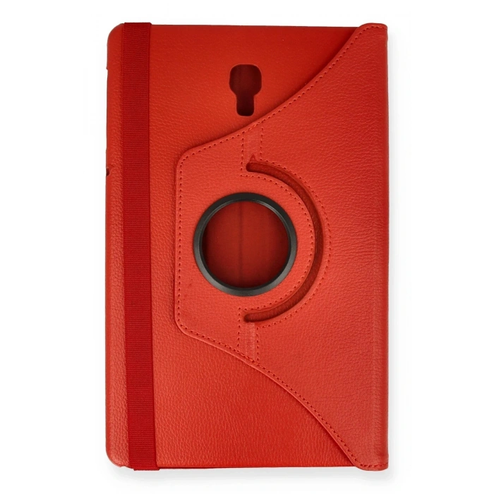 LitaeTrend Samsung Galaxy T590 Tab A 10.5 Kılıf 360 Tablet Deri Kılıf - Kırmızı