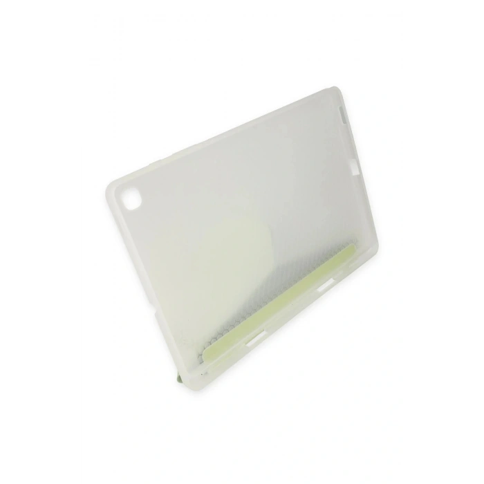 LitaeTrend Samsung Galaxy T737 Tab S7 FE 12.4 Kılıf Kalemlikli Mars Tablet Kılıfı - Açık Yeşil