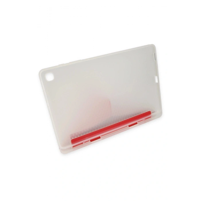 LitaeTrend Samsung Galaxy T737 Tab S7 FE 12.4 Kılıf Kalemlikli Mars Tablet Kılıfı - Kırmızı