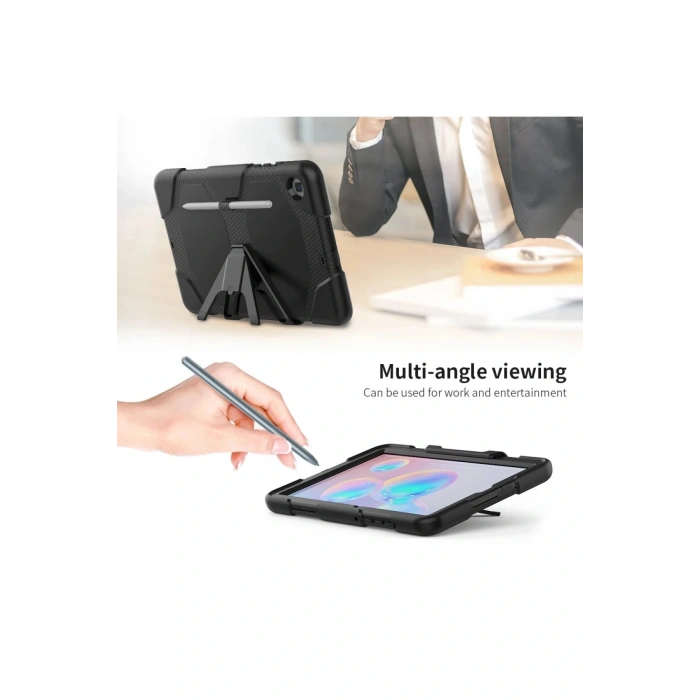 LitaeTrend Samsung Galaxy Tab A7 10.4 Kılıf Griffin Tablet Kapak - Siyah