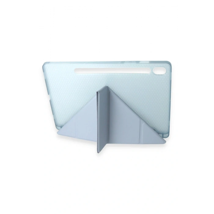 LitaeTrend Samsung Galaxy Tab A9 Kılıf Kalemlikli Mars Tablet Kılıfı - Mavi