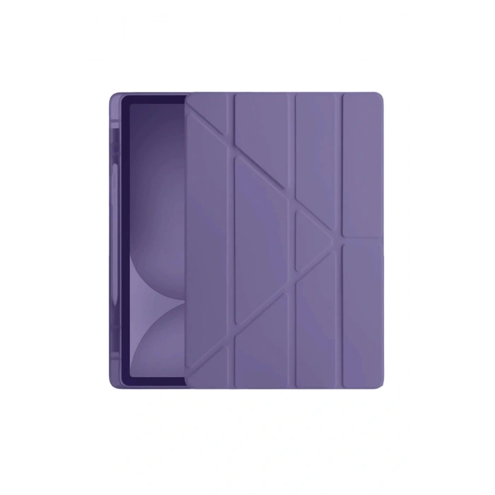 LitaeTrend Samsung Galaxy Tab S10 FE Plus 13.1 Kalemlikli Hugo Tablet Kılıfı - Mor