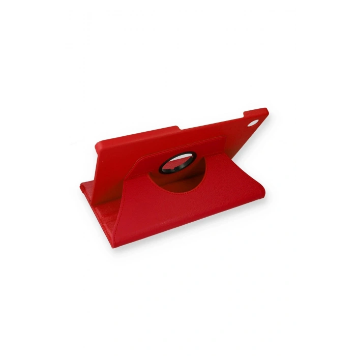 LitaeTrend Samsung Galaxy X200 Tab A8 10.5 Kılıf 360 Tablet Deri Kılıf - Kırmızı