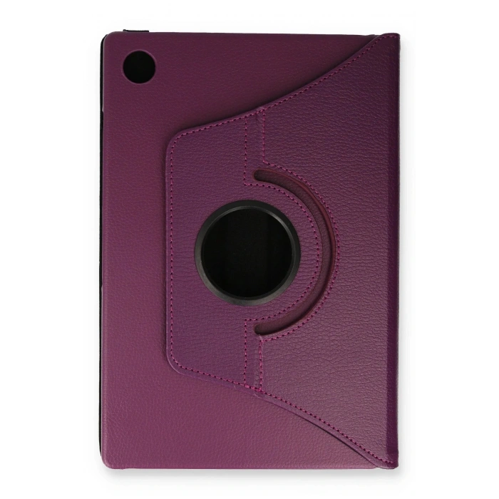 LitaeTrend Samsung Galaxy X200 Tab A8 10.5 Kılıf 360 Tablet Deri Kılıf - Mürdüm