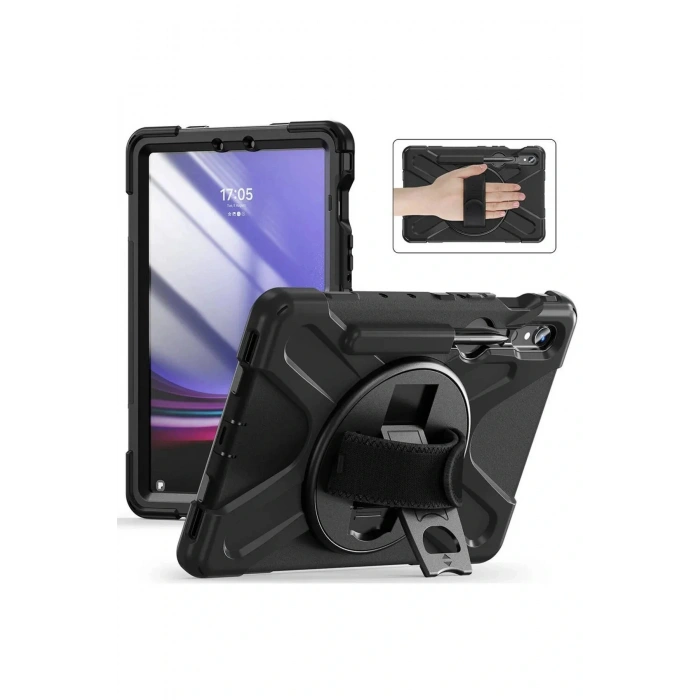 LitaeTrend Samsung Galaxy X510 Tab S9 FE 11 Kılıf Amazing Tablet Kapak - Siyah