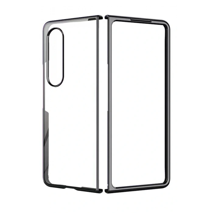 LitaeTrend Samsung Galaxy Z Fold 4 Kılıf Fold Element Kapak - Siyah