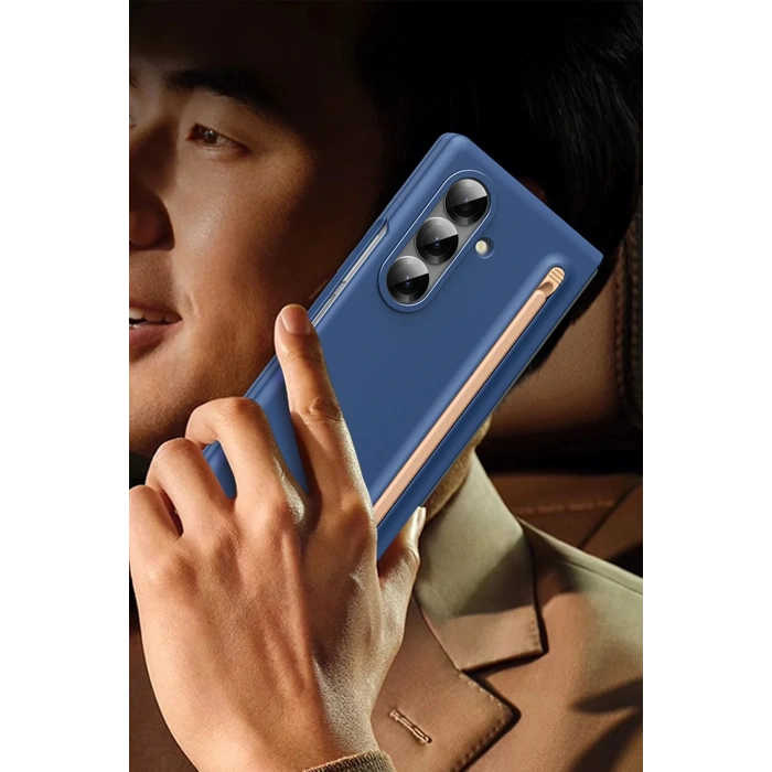 LitaeTrend Samsung Galaxy Z Fold 6 Hole Fold Kapak - Lacivert