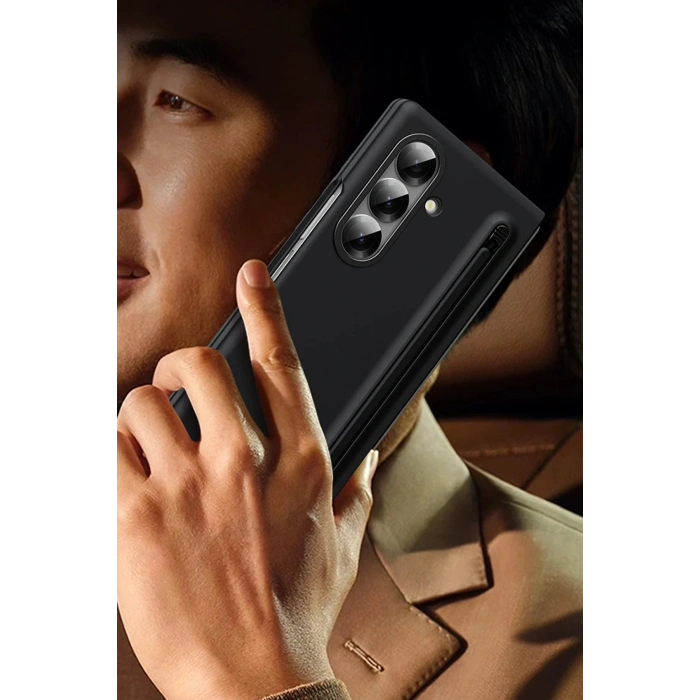 LitaeTrend Samsung Galaxy Z Fold 6 Hole Fold Kapak - Siyah