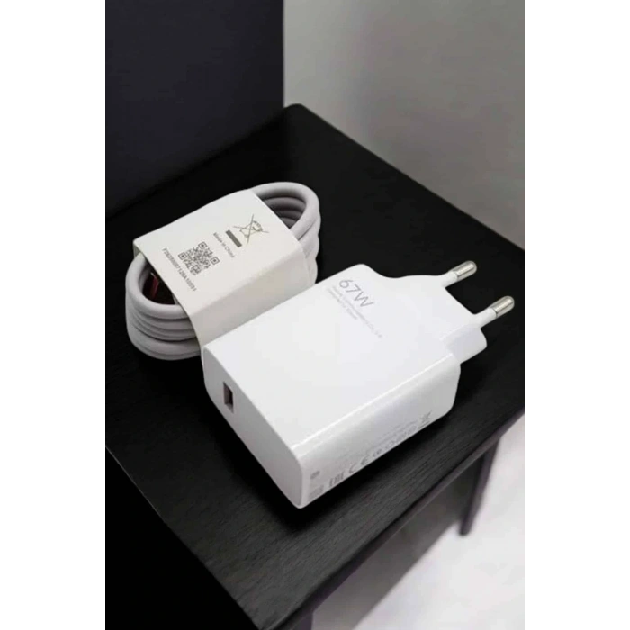 LitaeTrend Şarj Aleti 67W Hızlı Şarj Turbo Type-C Uyumlu Şarj Adaptörü Kablosu