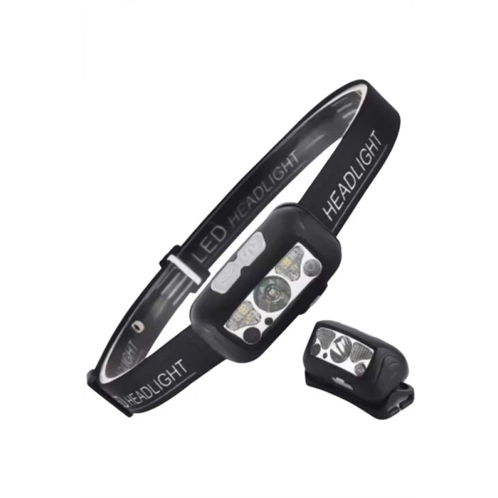 HERŞEYTREND Sensörlü Şarjlı Type-c Şarj Işıklı Kafa Lambası Kamp Lambası