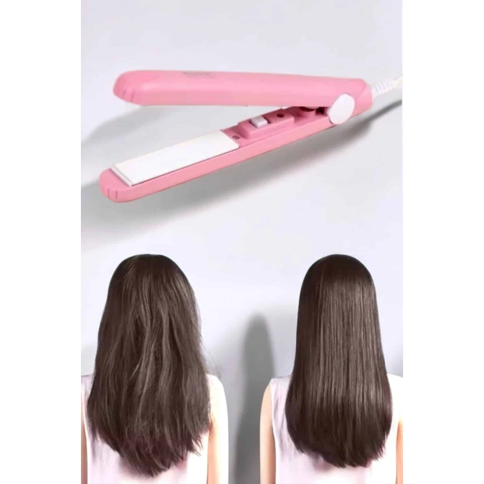 LitaeTrend Seramik Kaplama Taşınabilir Mini Saç Düzleştirici Seyahat Dostu Tasarım