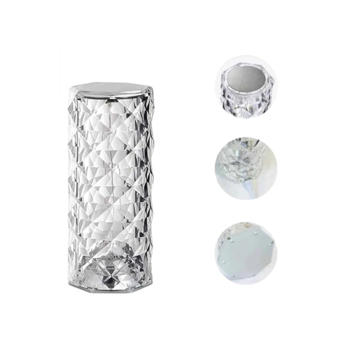 LitaeTrend Sevgililer Gününe Özel Romantik Kristal Gece Lambası Sevgiliye Hediye