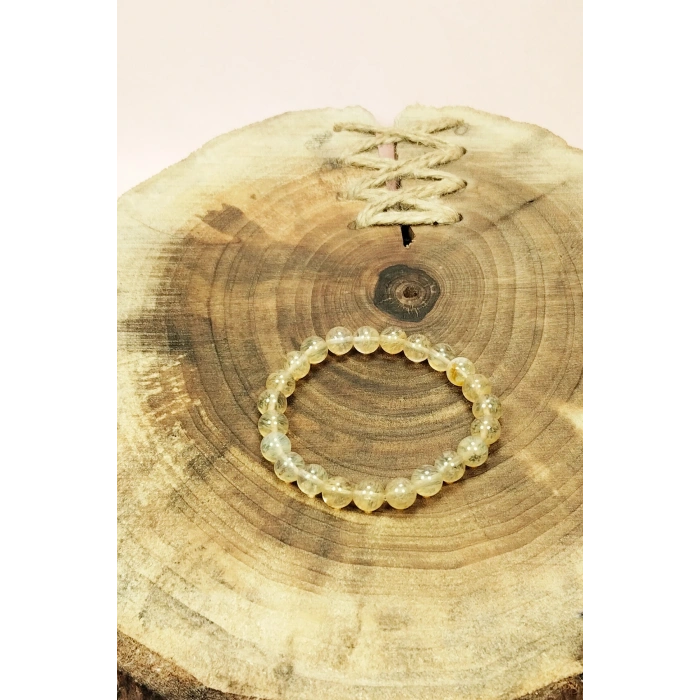 LitaeTrend Sitrin Doğal Taş Bileklik Kutulu