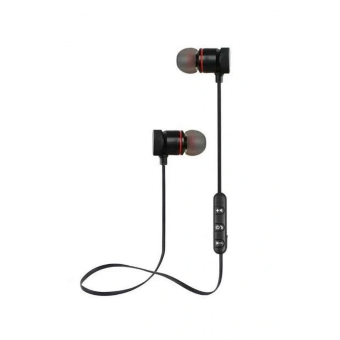 LitaeTrend Sports Mıknatıslı Siyah Bluetooth Kulaklık Kablolu Uzun Pil Ömrü