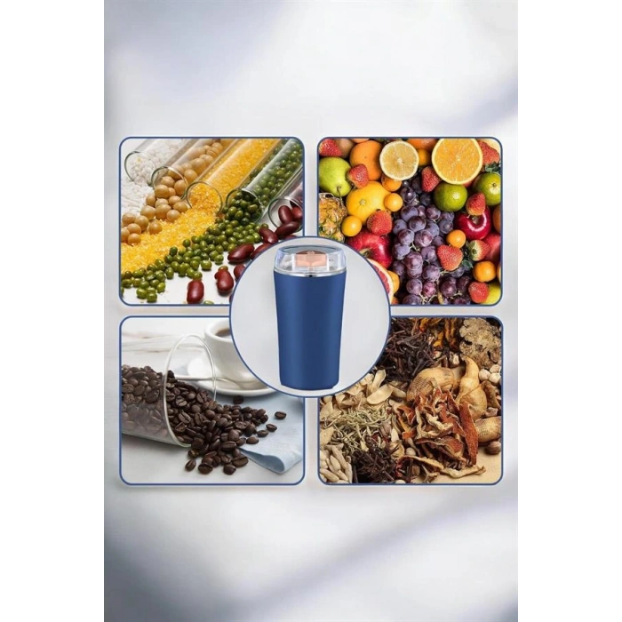 LitaeTrend Taşınabilir Kahve & Baharat Öğütücü, Kolay Temizlenebilir ve Uzun Ömürlü Paslanmaz Çelik