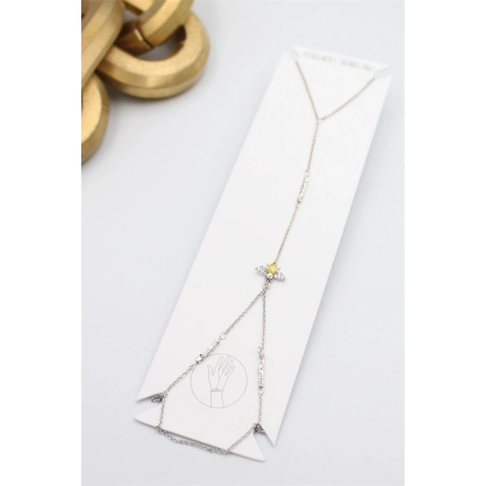 HERŞEYTREND Taşlı Arı Şahmeran - Gümüş