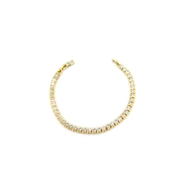 HERŞEYTREND Taşlı Bileklik - Altın