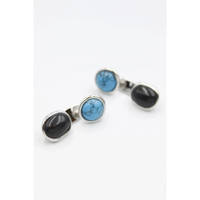 LitaeTrend Taşlı Küpe - Gümüş