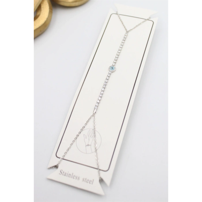 HERŞEYTREND Taşlı Nazar Şahmeran - Gümüş