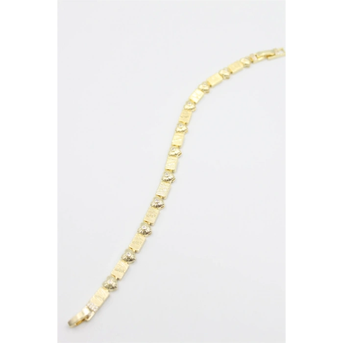 HERŞEYTREND Taşlı Vip Bileklik - Altın