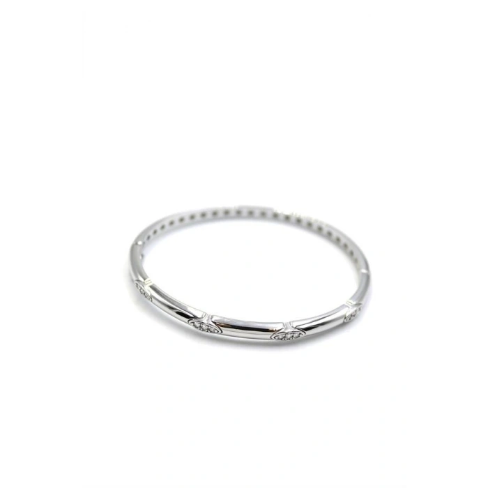 LitaeTrend Taşlı Vip Bilezik - Gümüş