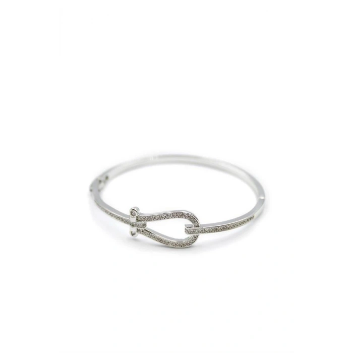 LitaeTrend Taşlı Vip Bilezik - Gümüş